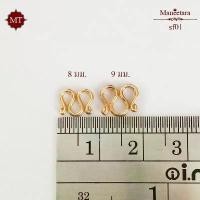 ราคา MT ตะขอเงินแท้ ตะขอ ตัวเอ็ม ( M ) สีทอง อะไหล่ ประดับเงินแท้ 925 Sterling Silver Gold M Hook (sfmix3) MT Jewelry มณีธารา (1731930529193363084)