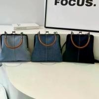 ราคา กระเป๋าสะพายข้าง เย็บผ้าเดนิม แฮนด์เมด ของแท้ กระเป๋า เชือกร่ม ถัก แฮนด์เมด rasma gold sen bags cicelle เตาผิง กระเป๋า led ใน ไทย กระเป๋า กู๊ด เกด jennie hybe bag go (1731279042215117974)