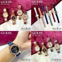 ราคา นาฬิกา GUESS สายสแตนเลส Two-tone Pink gold สายซิลิโคน ตัวเรือนล้อมคริสตัล งานปั๊ม *** สินค้าใหม่ พร้อมส่ง (1732028210244191312)