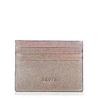 ราคา Vavia Card Holder, genuine Saffiano cow leather, Pink Gold color, with 7 card slots. (1731947477921138346)