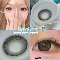 ราคา Monet Gray ilens ค่าอมน้ำ60% กรองแสง UVA/UVB คอนแทคเลนส์นิ่มใส่สบาย (1731659041961641893)