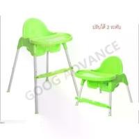 ราคา จัดส่งในกรุงเทพฯ โต๊ะเก้าอี้กินข้าวเด็ก เก้าอี้ทานข้าวเด็กทรงสูง Highchair รุ่นGCFC04-GREEN (1732212641868844016)