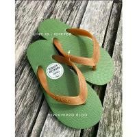 ราคา สีเขียวใบไม้ หูยางพาราธรรมชาติ รองเท้าแตะฮิปโป Green Organic Rubber Hippo Bloo Premium Rubber (1731615449823545311)