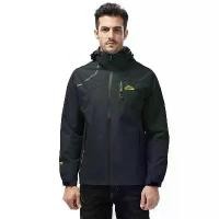 ราคา Newest waterproof rain jacket removable hat zipper bag (1731771312246129739)