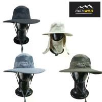 ราคา [COD] [พร้อมส่ง] [จัดส่งทันที] PATHWILD OUTDOOR BOONIE HAT 2021 หมวกปีกกันแดด พร้อมผ้าปิดต้นคอ และตาข่ายปิดผิวหน้าแบบถอดได้ ปกป้องแสงแดดรอบทิศ (1732304574006265908)