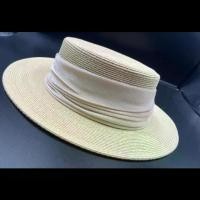 ราคา ✌หมวกโบสเตอร์ หมวกสาน หมวกปีก New Fedoras Summer Women's Boater Beach Hat Wide Side Female Casual Panama Hat Lady❃ (1732079813667685630)