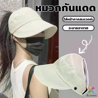 ราคา MD หมวกกันแดดผู้หญิงพับได้ ปรับขนาดได้ สวมใส่ง่าย หมวกกันแดดปีกกว้าง Sun hat (1731213035298915775)