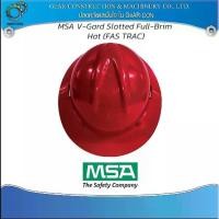 ราคา หมวกเซฟตี้ หมวกนิรภัย MSA V-GARD Slotted Full-Brim Hat หมวกทองก่อสร้าง (1730159890971724522)