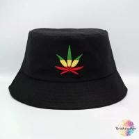 ราคา หมวกบักเก็ต สีดำ ปักโลโก้ลายใบกัญชา 3 สี ราสต้า หมวกปีกรอบ Bucket hat หมวกแฟชั่น ร้านไทย สินค้าพร้อมส่ง Northernthai สินค้าแนะนำ (1731265093872027636)
