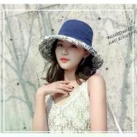 ราคา Double sided fisherman hat, flower fisherman hat, fashionable and versatile, small face, sun shading (1731453613811467455)