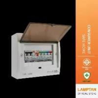 ราคา LAMPTAN ตู้เบรกเกอร์ ตู้ไฟ Consumer Unit Safe Home 4WAY 6WAY 8WAY 50A / 63A (1729531002029312324)