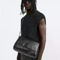 ราคา กระเป๋าผู้ชาย, ZARA HOME, ฝาครอบสีดำมูลค่าสูง, กระเป๋าสะพายไหล่เดียวสามกระเป๋า, กระเป๋าสะพายข้าง, ราคาไม่แพง, หรูหรา, สไตล์ฝรั่งเศส, กระเป๋า Messenger, สำหรับผู้ชาย (1731850799786067591)