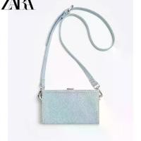 ราคา กระเป๋าผู้ชาย, ZARA HOME, กระเป๋าสะพายข้างแข็งยีนส์สีน้ำเงิน, กระเป๋าขนาดเล็กอินเทรนด์, กระเป๋าซองจดหมายแบรนด์อินเทรนด์, มาใหม่ (1731960073739732615)