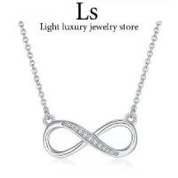 ราคา ②②✨ Jewelry สร้อยคอ สร้อยคอทองคำขาว จี้เงิน สร้อยคอแฟชั่น สร้อยคอผู้หญิง , ของขวัญคู่รัก (1731807334307759469)