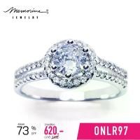 ราคา แหวนเงินแท้ Memorine Jewelry ONLR97 แถมกล่องกำมะหยี่ฟรี! (1729643566046283856)