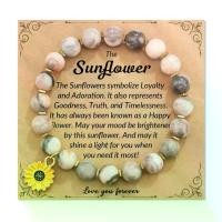 ราคา สร้อยข้อมือลูกปัด ลายม้าลายสีชมพู สำหรับผู้หญิง พร้อมตัวเว้นระยะทอง จี้ดอกทานตะวัน สร้อยข้อมือดอกทานตะวัน หิน บาลานซ์ พวงกุญแจ เลิฟ โพชั่น jewelry mystery jar พวงกุญแจ โมเด (1731335394553726949)