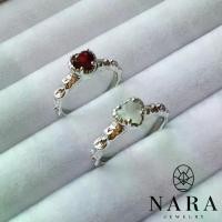 ราคา (Nara Jewelry) Ring 21 แหวนพลอย หัวใจ (แหวนพลอยแท้ เงินแท้ มีใบรับประกัน) (1731374989100091961)