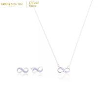 ราคา [Giftset] Louis Montini(Jewelry)ชุดกิฟท์เซต Sterling Silver 925 ต่างหูเงินแท้ รูป Infinity LJ-GS003 (1729736929345243258)