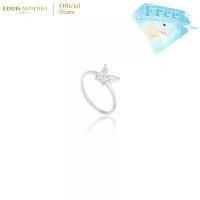 ราคา Louis Montini (Jewelry) Sterling Silver 925 Ring แหวนเงินแท้ 92.5% แหวนผู้หญิง รูปผีเสื้อ LJRG34 (1731830889076262097)