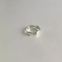 ราคา ￼Winterwinter Jewelry Silver925 : เครื่องประดับเงินแท้ แหวนเงินแท้ 925 wave rings (1730485828455533053)