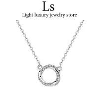 ราคา Jewelry สร้อยคอ สร้อยคอทองคำขาว จี้เงิน สร้อยคอแฟชั่น สร้อยคอผู้หญิง , ของขวัญคู่รัก (1731925888358647025)