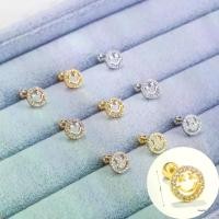 ราคา ต่างหูเจาะสแตนเลส ก้านตรง ดีไซน์ลูกบิด พร้อมดีไซน์หน้ายิ้มคลาสสิก ฝังพลอย เครื่อง เจาะหู ต่างหู ไทเทเนียม แท้ จิว เอส jewelry mystery jar เครื่อง เจาะหู เครื่อง เจาะหู ဆ (1731335398063507429)