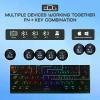ราคา ของแท้ 100% NENมาใหม่OKER คีย์บอร์ด เกมมิ่ง ขนาดเล็ก 5in 1 KEYBOARD PRO LIMITED 61KEYTHREE MODES Mechanical OKER K69 (1732089221869700918)