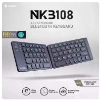 ราคา Nubwo NKB-108 Bluetooth Keyboard 67Keys คีย์บอร์ดบลูทูธ คีย์บอร์ดพับได้ไร้สาย (1731924527838954781)
