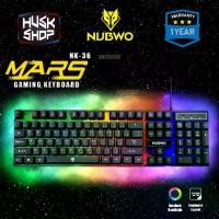 ราคา CODคีบอร์ดเกมมิ่ง Nubwo MARS NK-36 Gaming Keyboard คีบอร์ด มีไฟ ประกันศูนย์ 1 ปีTikTok (1732204966423202002)