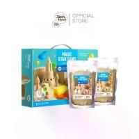 ราคา [COD] [พร้อมส่ง] [จัดส่งทันที] Joan Miro Magic Star Sand เซ็ตทรายวิทยาศาสตร์ ทรายแม่เหล็กพร้อมชุดแม่พิมพ์ทรายของเล่น, Kinetic Sand and Tools Set, Educational Toy for Kids (1732131987160927079)