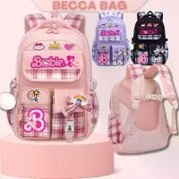 ราคา In stock)กระเป๋านักเรียนเด็ก กระเป๋าเด็ก กระเป๋านักเรียน school bag kids เด็ก บาร์บี้ เป้สะพาย กระเป๋านักเรียนหญิง กระเป๋านักเรียนกันน้ำ backpack kid (1731972590389725756)
