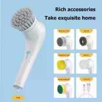 ราคา 5-in-1 Electric Cleaning Brush Multifunctional Wireless Brush Window Cleaner Bathroom Bathtub Toilet Brush Kitchen Cleaning Tool (1731799644423226727)