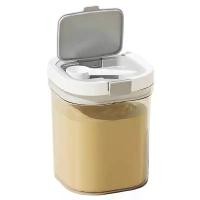 ราคา ABSS-Plastic Canisters - UV-Resistant Kitchen Storage Jars With Free Scraper Spoon For Milk Powder & Food Sealing (1731957354961602198)