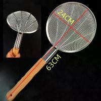 ราคา กระชอนสแตนเลส ด้ามไม้ กระชอนขนาดใหญ่ กระชอนตักของทอด กระชอนลวก กระชอนลวกเส้นก๋วยเตี๋ยว กระชอนสะเด็ดน้ำมัน กระชอน ตะแกรงตักของทอด กระชอนลวกอาหาร ด้ามไม ตะแกรงและกระชอน Special kitchen utensils (1732326