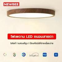 ราคา Panel lamp (floating) downlight lamp wood grain edge 12W 18W 24W Downlight, round/square shape, Panel LED, white light / warm white, ceiling light, used for bedrooms, kitchens, led lights (17318253420