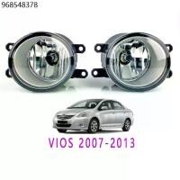 ราคา VIOS Fog Lamp Fog Lightโคมไฟหมอกไฟหน้ากันชนด้านหน้า ไฟตัดหมอก ไฟสปอร์ตไลท์ for TOYOTA VIOS 2007-2013 Without wiring harness and switch(ไม่มีชุดสายไฟและสวิตช์) (1732087706196412176)