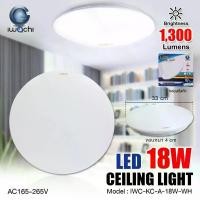 ราคา Iwachi โคมไฟติดเพดาน LED 18w. แสงขาว พร้อมหลอด Ceiling Lamp แนะนำ (1731912554451928185)