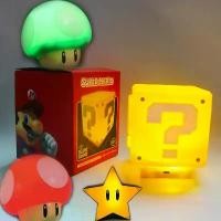 ราคา โคมไฟมาริโอ้ mario lamp โคมไฟ เปอร์มาริโอ้ โคมไฟกลางคืน LED รูปอนิเมะ Super Mario Bros Game ชาร์จ USB ของขวัญวันเกิด สําหรับห้องนอนเด็ก mario ไฟ (1732062880360073561)