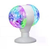 ราคา ไฟดิสโก้เทค ไฟเทค ไฟเธค ไฟดิสโก้ ไฟปาร์ตี้ LED full color rotating lamp หัวคู่ (สีขาว) แนะนำ (1731907582311630280)