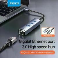 ราคา 【Tiktok】 Jasoz USB C HUB Hub Type C USB Splitter Thunderbolt 3 USB-C Dock Adapter OTG Hub USB Type C Hub USB HUB for Laptop (1731942909201843314)