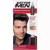 ราคา Just For Men Shampoo In HairColour Easy&Fast H-55 Real Black แชมพูเปลี่ยนสีผมสำหรับผู้ชายสีดำธรรมชาติ สไตล์การระเบิด (1732101109809252139)
