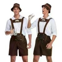 ราคา NEW2828 ชุดบาวาเรียน หนุ่มเชียร์เบียร์ เทศกาลเบียร์ อ็อกโทเบอร์เฟสต์ Men German Oktoberfest Costumes ด่วนมีส่งGrabค่า ขาย (1731979067332003674)