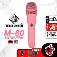 ราคา Telefunken M80 สี Satin Pink ไมโครโฟน Telefunken M-80 Microphone ,ฟรีของแถม ,พร้อมเช็คQC ,ประกันศูนย์ เต่าแดง (1729774599116195901)