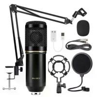 ราคา BM-800 Hanging Microphone Kit, Live Broadcast Recording Large Diaphragm Condenser Microphone Set BM-800 ชุดไมโครโฟนแขวน (1731314521507595311)