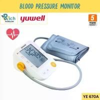 ราคา Yuwell Electronic Blood Pressure Monitor เครื่องวัดความดันโลหิต รุ่น YE670A [รับประกัน 5 ปี] จัดส่งจากกทม (1732090790627935327)