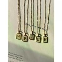 ราคา [ส่งฟรี] seven days a week AURA ALPHABET NECKLACE (1731224074229024731)
