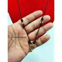 ราคา SC090 สร้อยเชือกร่มดำล้วนแขวนตะกรุด ขนาด 1.2 มิล แขวนพระ 4 องค์ ยาว 24 นิ้วสร้อยคอ Necklace (1732210062853572674)
