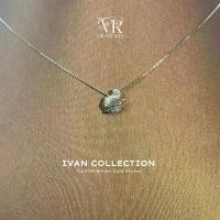 ราคา VRS.สร้อยคอเงิน92.5ชุบทองคำขาว ความยาว16-18นิ้ว พร้อมจี้หงส์ Ivan Necklace Collection (1729650611416828736)