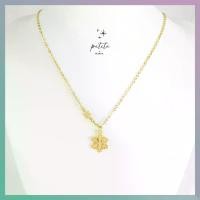 ราคา [พร้อมส่งในไทย] Petite Snowflake Necklace - สร้อยคอ จี้รูปเกล็ดหิมะ (1731064894661823359)