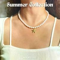 ราคา ￼Julie Necklace สร้อยไข่มุก น้ำจืดธรรมชาติ จี้ปลาดาว สร้อยไปทะเล ไข่มุกแท้ธรรมชาติทะเลลึก (1730677156492380345)